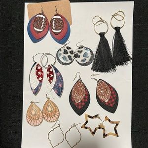 Assortment of earrings